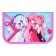 Penal 1 section, 130 x 210 x 40 mm, 2 folding strips, fabric, calligrata top, Content "Anime Girlfriends"