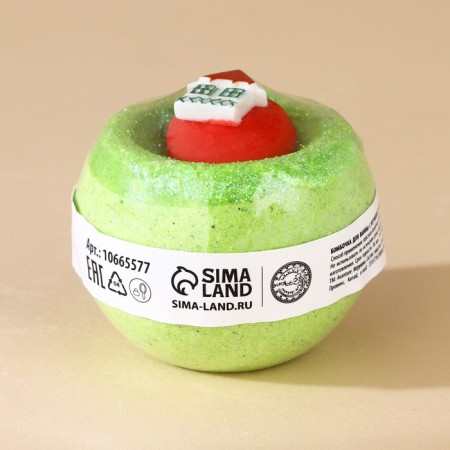 New Year. A bomb for a bath with a toy, 140 g, mix-14