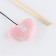 Teaser "heart" with a toy, pink