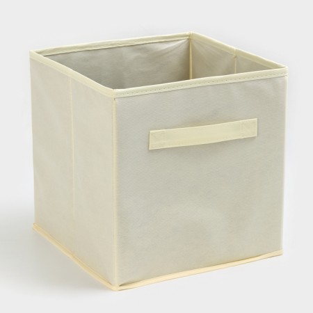 Storage box, 28 × 28 × 28 cm, set 3 pcs, milk color-1