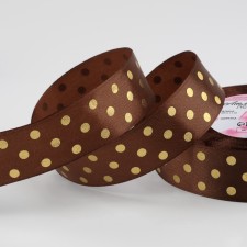 Satin tape with embossing 