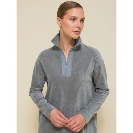 Female dress, size Xs, gray color-6