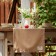 Ethel track ECO, col. Beige, 40x136 cm, 70% HL, 30% linen, 190 g/m2