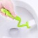Brush with a curved handle of a share, 20 cm, color mix