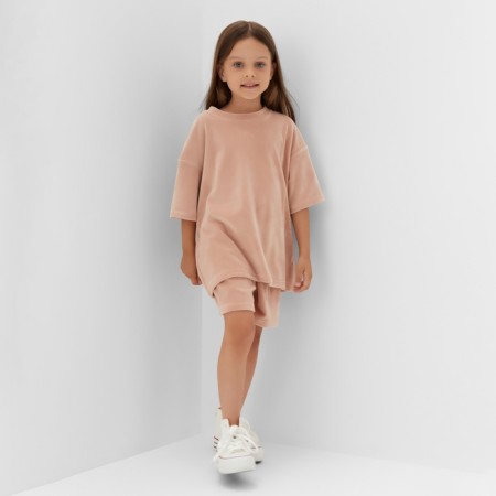 Kid for children (T-shirt, shorts) KAFTAN PLUSHY R.32 (110-116), beige-1