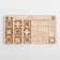 Game set of puzzles 2 in 1 "Fifteen + stroke Noliki"