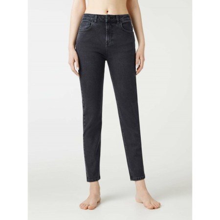 Women's jeans Conte Elegant Straight Leg, size XL, color Washed Black-7