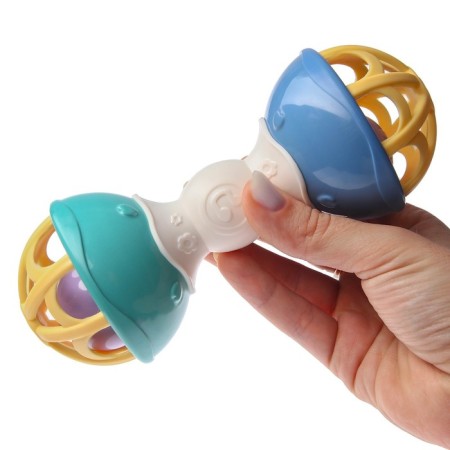 The rattle "Gantelka", with elastic elements, crush me-1