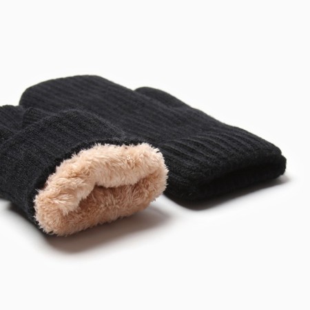 Women's mittens for claim Minaku Rubber 22 cm black-2