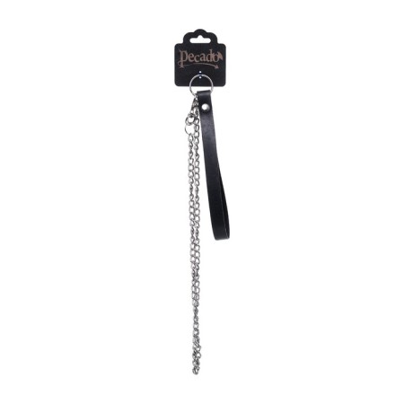 Land with carbine for the collar of Pecado BDSM, genuine leather, black color-2