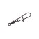 Swerting with a fastener Namazu Pro Rolling Ribbed Swivel, Carbon, R.10, Test-13 kg