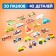 Maxi Puzzles in the metal box "Funny transport", 40 parts