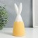 Souvenir ceramic "Bunny in the shell" yellow phlock 15.7x6.1x6.1 cm