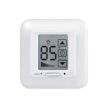 The switch with a lamp brightness regulator and a shutdown timer. Touchpad-1