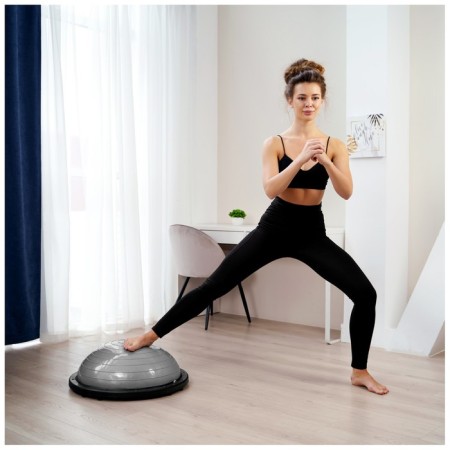 Semosfer Bosu gymnastic, 58 x 25 cm, with a pump, color gray color-3