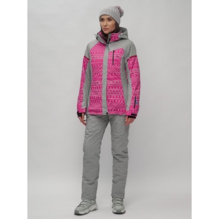 Ski suit, size 44, pink color-1