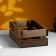 Kashpo wooden 26x16x10 cm natural rosewood