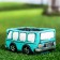 Pot "Bus Bon" Green, 14x8x7cm