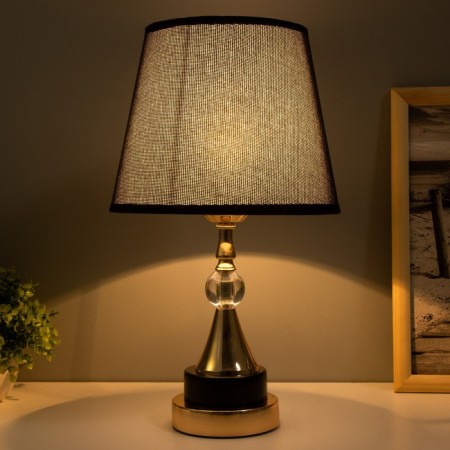 Martha table lamp E27 40W Black-gold 22x22x40 cm Risalux-1