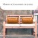 A set for fingering furniture, 50 × 50 cm: claim. Kozh, foam 20 mm, beige
