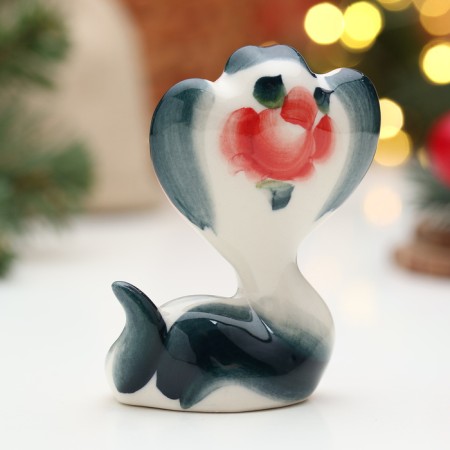 Souvenir "Snake Man", Gzhel, Color, 8.5 cm-2