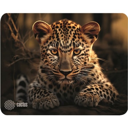 Cactus Leopard, Gamery Computer Mouse, 250*200*3 mm, Fig. "leopard"