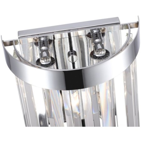 Lamp wall crystal Venecia 2xe14 40w, size 20x12x31.5 cm, color chromium-1