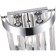 Lamp wall crystal Venecia 2xe14 40w, size 20x12x31.5 cm, color chromium