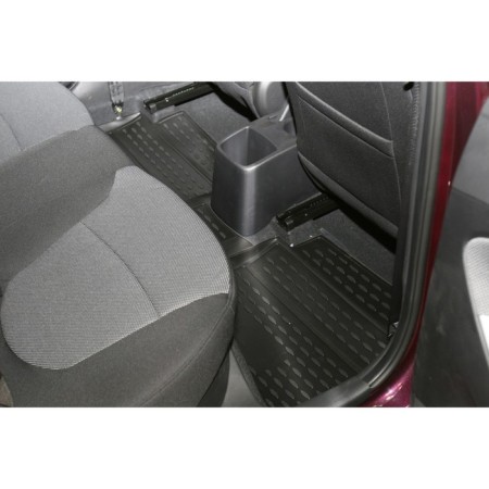 Rugs in the salon Hyundai Solaris, 2010-2014, hb. 4 things. (polyurethane)-1