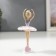 Polystone souvenir "Ballerina - pink -blue dress" 13.5x5x6 cm
