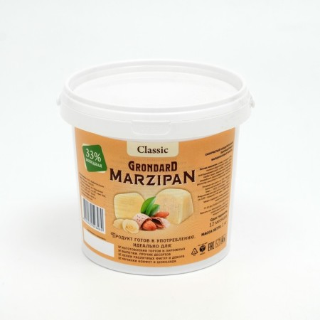 Marzipan mass 33% bucket 1 kg