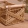 Set of wicker baskets, 3 pcs, 36x31x25 cm