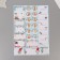 New Year stickers for gifts "New Year's Gingerbread" 21x29.7 cm