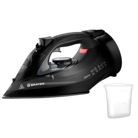 Iron Brayer 4015BR, 2400 W, ceramic sole, 25 g/min, 300 ml, black-12