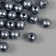 Set of beads "Pearls" d 12 mm, 250 g, gray