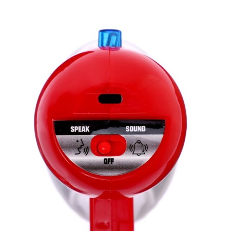 Megaphone "Fireman", 2 modes: siren, loudspeaker, works from batteries-3