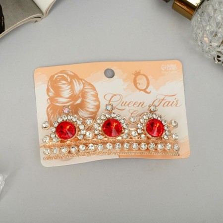 Hair hairpin "Sylvia" Crown, 8.5 cm-2