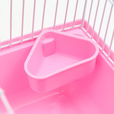 The cage for rodents "Pigzon", 23 x 17 x 17 cm, pink-6