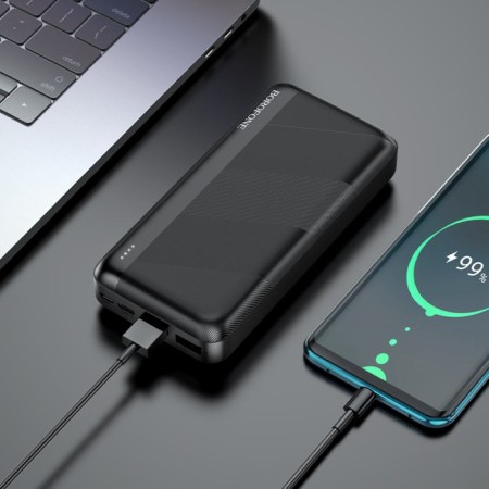 External battery Borofone BJ27B, 30,000 mAh, 2USB, 2.1 A, black-4