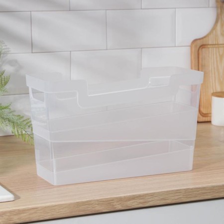 Tule storage container, 7 l, 33.8 × 13 × 20.1 cm, the color is transparent-1