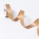 Ribbon for decor and gifts Kraft with stars "Star" 2cm x 5 m