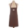 Apron Ethel "Kitchen" 60x70 cm, brown color, 100% cotton, sarzha 220 g/m2