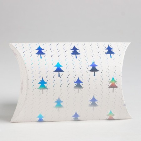 Gift towel in the box Solder and I, type 1, 30x60 cm, color blue, 100% cotton, 320 g/m2-4