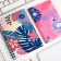 Flamingo set: 40l diary, passport cover