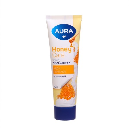 Aura Gift set "with honey extract": hand cream, 75ml+night handle, 75 ml-2