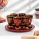 A set of glasses with a tray, 6 pcs - 30 ml, Khokhloma