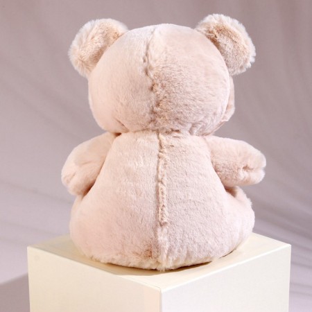 Soft toy "Bear", with a bow, 20 cm, beige color-2