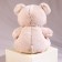 Soft toy "Bear", with a bow, 20 cm, beige color