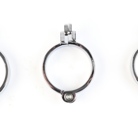 Belt of fidelity "Total cell No. 2", rings d = 4; 4.5; 5 cm, lock, key, metal-8