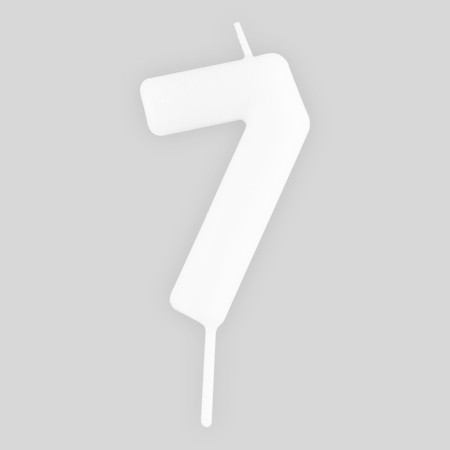 Свеча для торта, цифра «7» , светится в темноте, 4 х 10 см.-1
